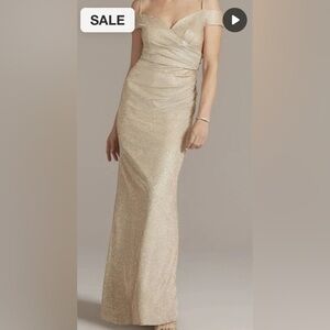 Champagne formal dress